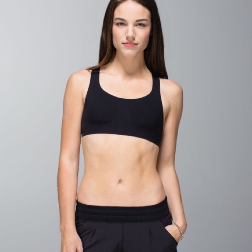 Lululemon | Black Itty Bracer Bra 32B